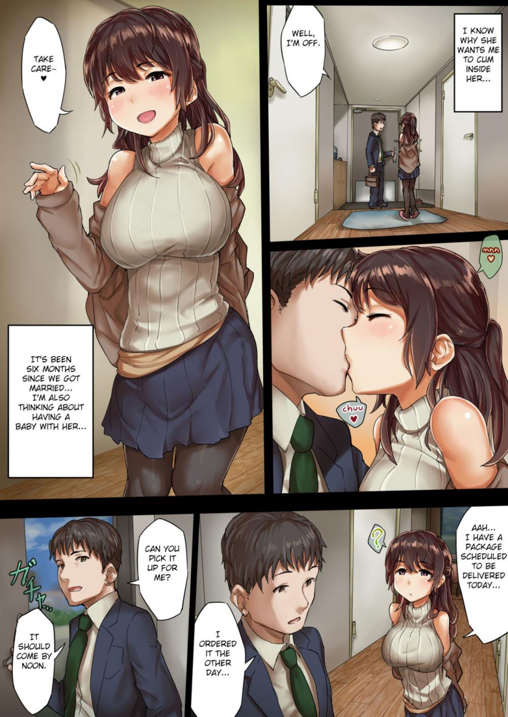 Hentai Manga Comic-Having Special Home Delivery Sex And Keeping It A Secret From My Husband-Read-6